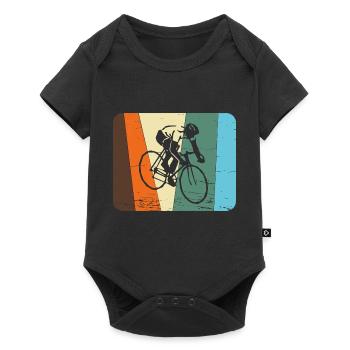 Motard / Vélo - Body à manches courtes Premium Bébé - noir - Devant
