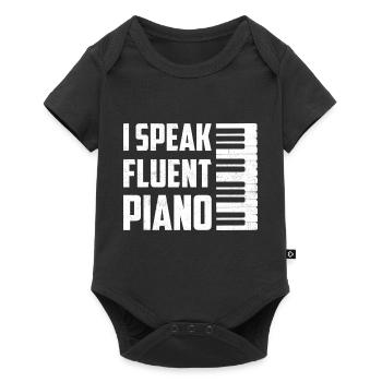 Fear The Sax Pianist Musician - Baby Premium Kurzarmbody - Schwarz - Vorne