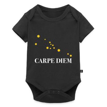 Carpe Diem utilise l’horoscope de la constellation du Jour Taureau - Body à manches courtes Premium Bébé - noir - Devant