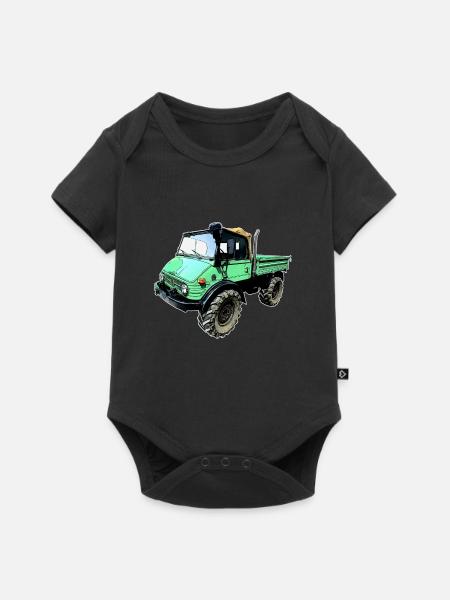 unimog 406 - Baby Premium Kurzarmbody - Schwarz