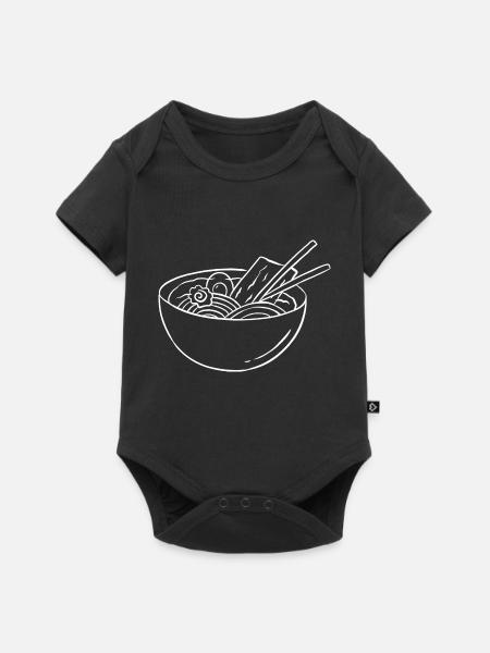 Ramen - Baby Premium Kurzarmbody - Schwarz