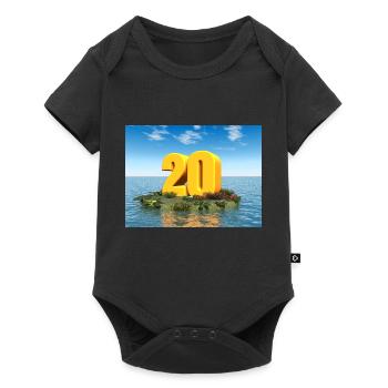 Year 20 - Baby Premium short-sleeve bodysuit - black - Front