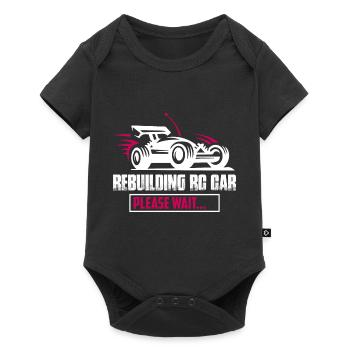 Rebuilding RC Car Please Wait... Model Car Remote - Baby Premium short-sleeve bodysuit - black - Front