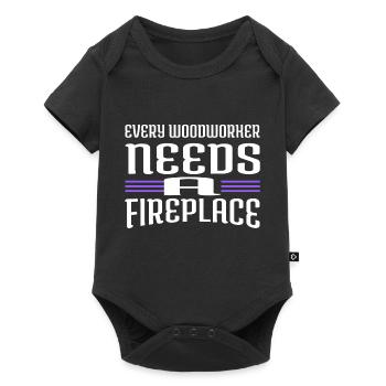 forester best hearbeat fun axes - Baby Premium short-sleeve bodysuit - black - Front