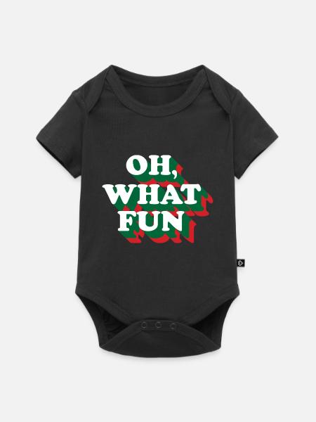FUN - Baby Premium Kurzarmbody - Schwarz