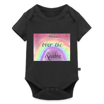 Somewhere Ober the rainbow - Baby Premium Kurzarmbody - Schwarz - Vorne