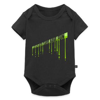 Both Teams Have Fun - Baby Premium Kurzarmbody - Schwarz - Vorne