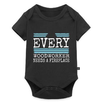 carpentry statement funny carpenter work tshirts - Baby Premium short-sleeve bodysuit - black - Front