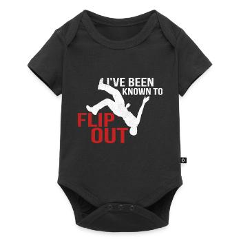 J’ai été connu pour retourner Parkour Traceur - Body à manches courtes Premium Bébé - noir - Devant