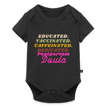 Labor Coach Birthing Coach Postpartum Doula Gift - Baby Premium short-sleeve bodysuit - black - Front