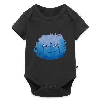 Little Pelota Monster n°9 – blue - Baby Premium short-sleeve bodysuit - black - Front