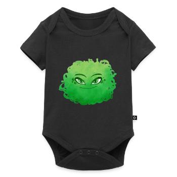 Little Pelota Monster n°10 – green - Baby Premium short-sleeve bodysuit - black - Front
