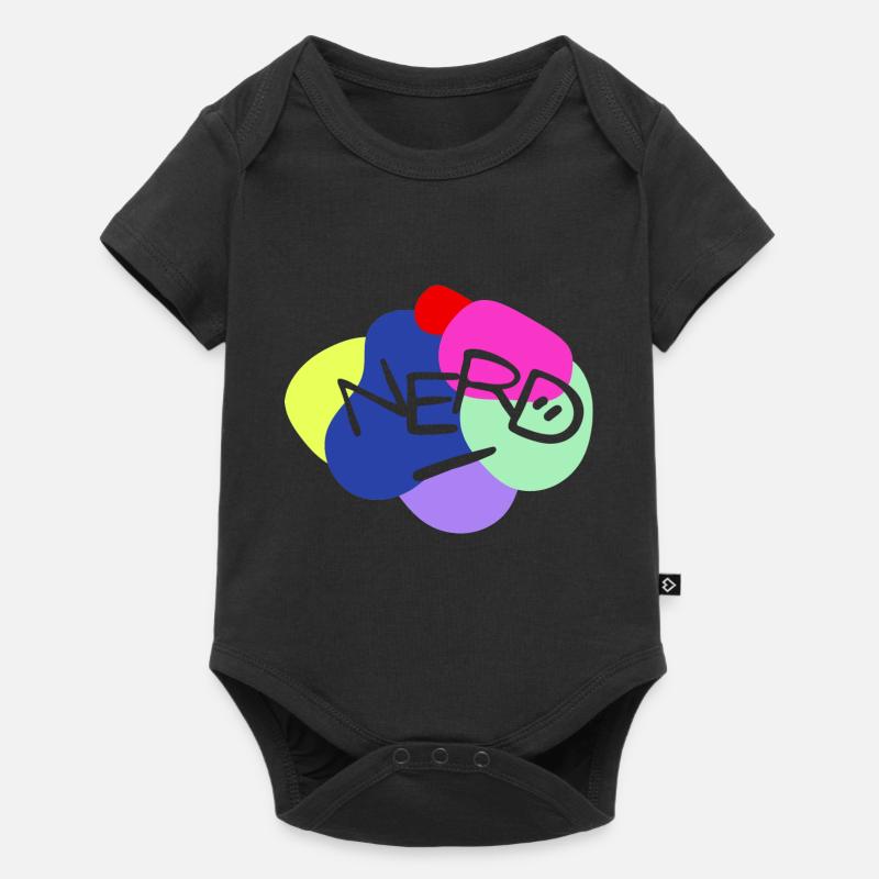 NERD - Baby Premium Kurzarmbody - Schwarz