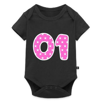 Équipe - 01 - Sport - Body à manches courtes Premium Bébé - noir - Devant