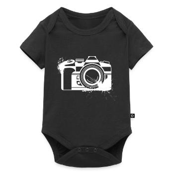 Kamera Fotograf Photographie Kreative Farblich - Baby Premium Kurzarmbody - Schwarz - Vorne
