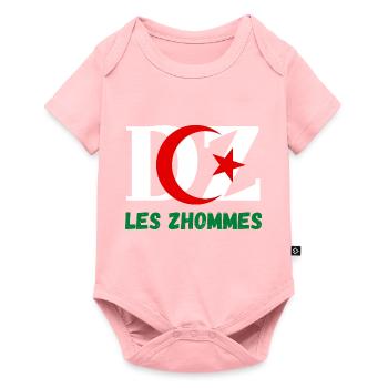 DZ Les Zhommes Algérie - Body à manches courtes Premium Bébé - rose - Devant