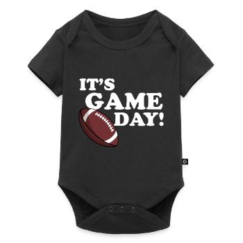 C’est le jour du match - Body à manches courtes Premium Bébé - noir - Devant