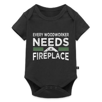 forestry aaron carpenter tshirts cool logging bday - Baby Premium Kurzarmbody - Schwarz - Vorne