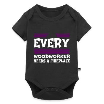 fun lets play carpenter tshirts job funny quote - Baby Premium Kurzarmbody - Schwarz - Vorne