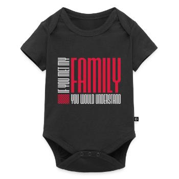 you would understand quote - Baby Premium short-sleeve bodysuit - black - Front