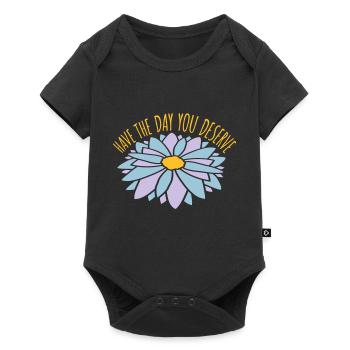 the day you deserve - Baby Premium short-sleeve bodysuit - black - Front