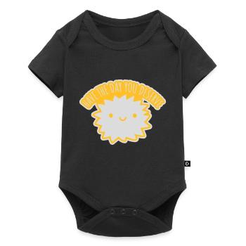 the day you deserve - Baby Premium short-sleeve bodysuit - black - Front
