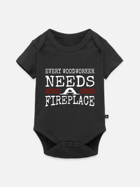 union carpenter forestry americas - Baby Premium Kurzarmbody - Schwarz