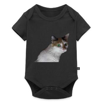 Nina le chat - Body à manches courtes Premium Bébé - noir - Devant
