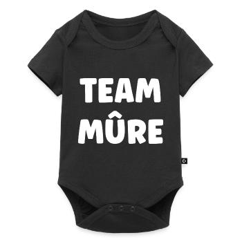 Team Mûre - Body à manches courtes Premium Bébé - noir - Devant