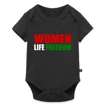 Women life freedom - Body à manches courtes Premium Bébé - noir - Devant