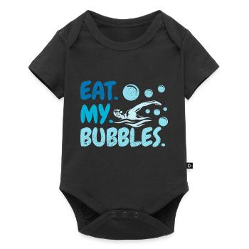 Eat My Bubbles Swimming Team Swimmer Lustig Schwim - Baby Premium short-sleeve bodysuit - black - Front