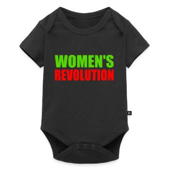 Womens revolution - Baby Premium short-sleeve bodysuit - black - Front