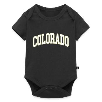 Police Colorada or blanc - Body à manches courtes Premium Bébé - noir - Devant