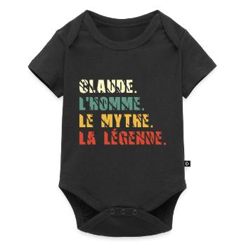 Claude l homme le mythe la légende - Body à manches courtes Premium Bébé - noir - Devant
