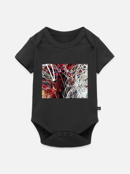 forms of light - Baby Premium Kurzarmbody - Schwarz