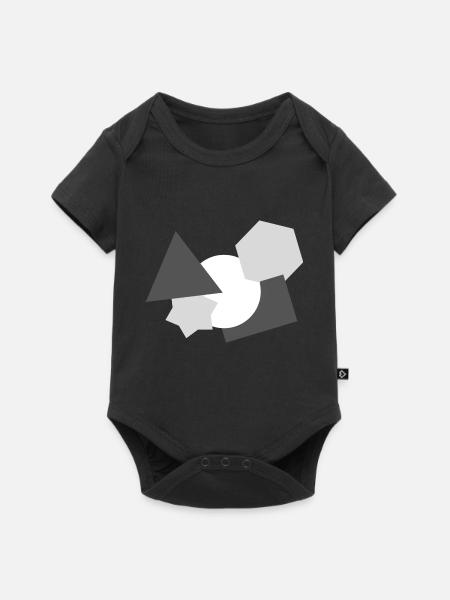 Formen - Baby Premium Kurzarmbody - Schwarz