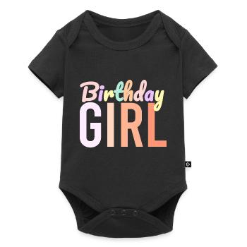 Birthday Girl - Baby Premium short-sleeve bodysuit - black - Front