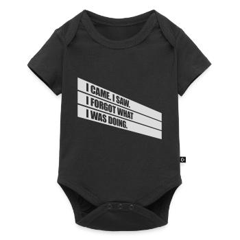 I came saw forget - Baby Premium short-sleeve bodysuit - black - Front