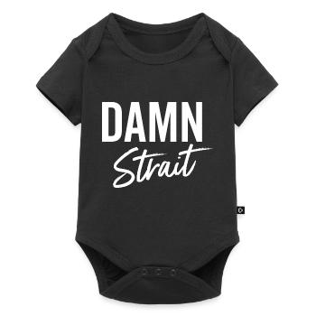 Damn Strait - Baby Premium short-sleeve bodysuit - black - Front