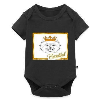 Beautyful, T-shirt, Pullover, Accessoires - Baby Premium Kurzarmbody - Schwarz - Vorne