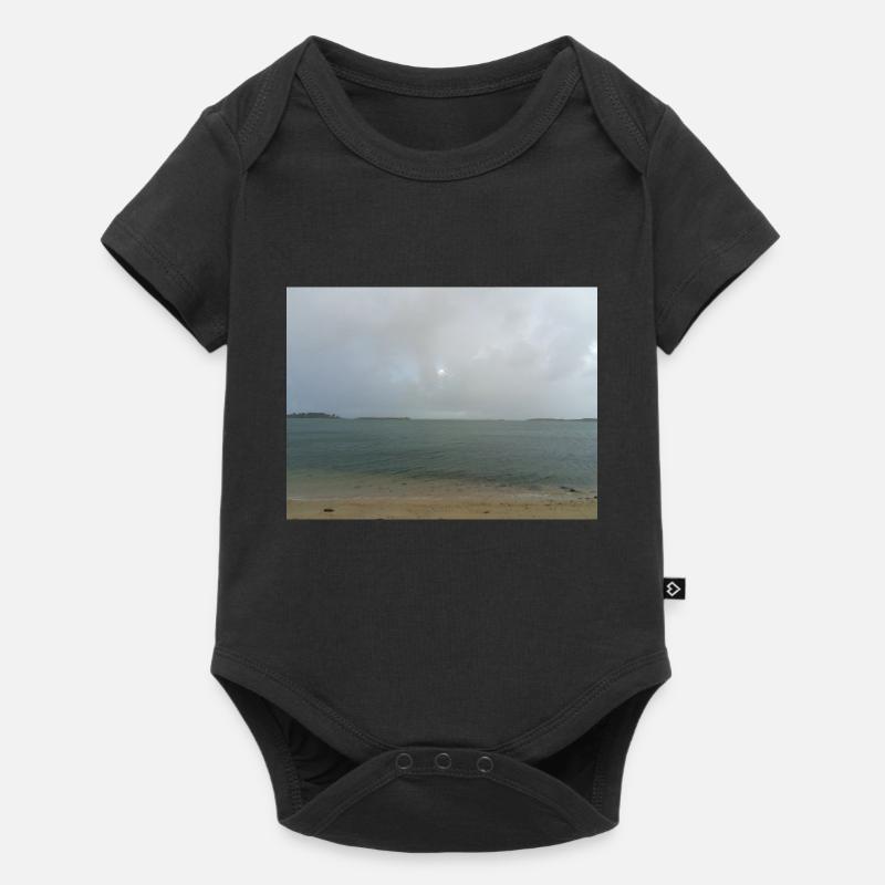 Vue mer Horizon - Body à manches courtes Premium Bébé - noir