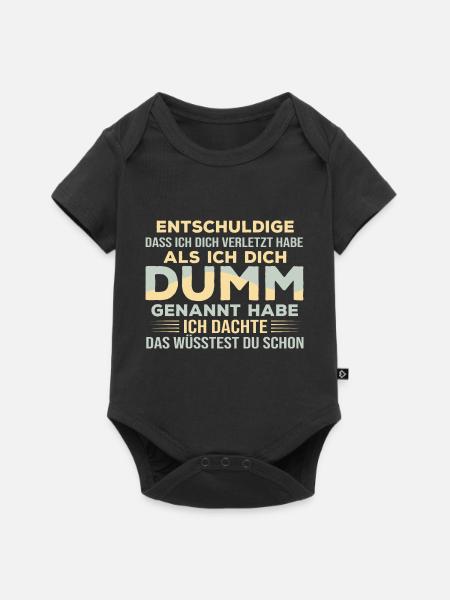 Wusstest Du? - Spruch Statement Fun Sarkasmus - Baby Premium Kurzarmbody - Schwarz