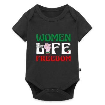 Cute Iranian Women - Women Life Freedom - Baby Premium short-sleeve bodysuit - black - Front