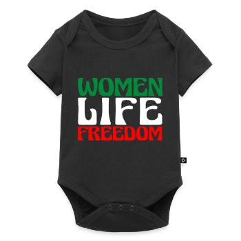 Liberté de vie des femmes - Femmes iraniennes mignonnes - Body à manches courtes Premium Bébé - noir - Devant