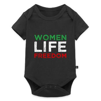 Liberté de vie de femme - Iran - Mahsa Amini - Body à manches courtes Premium Bébé - noir - Devant
