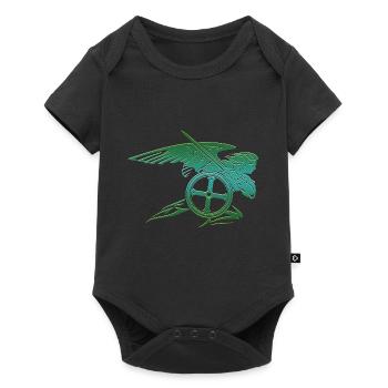 Michael archangel saint christian angels saint snkt - Baby Premium short-sleeve bodysuit - black - Front