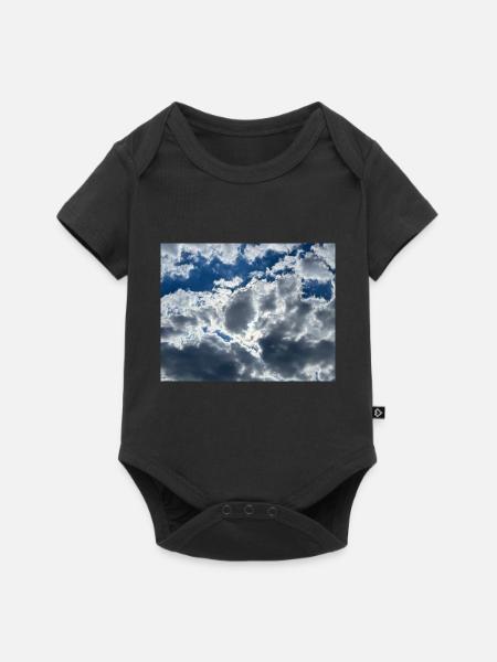 HEAVEN on EARTH - Baby Premium Kurzarmbody - Schwarz