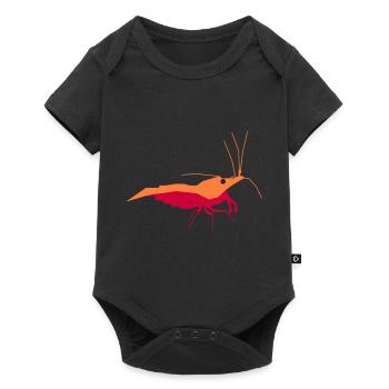 SHRIMP4YOU Shrimp Baby - Baby Premium short-sleeve bodysuit - black - Front