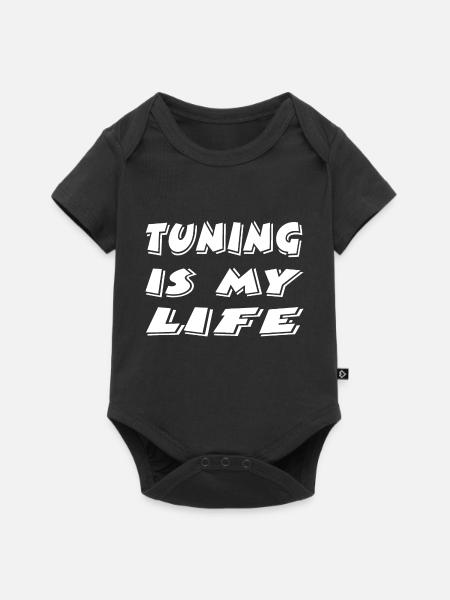Tuning - Baby Premium Kurzarmbody - Schwarz