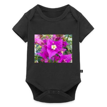 Bougainvilliers (en allemand Bougainvillea - Body à manches courtes Premium Bébé - noir - Devant